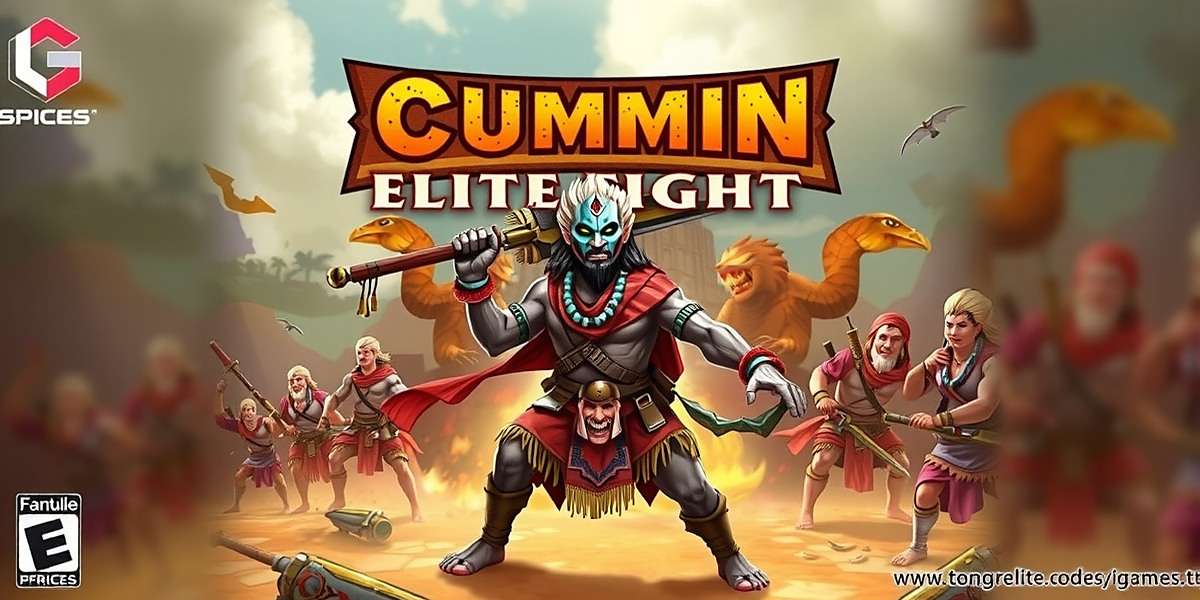 Cumin Elite Fight game cover featuring warriors in traditional Indian attire wielding spice-based weapons